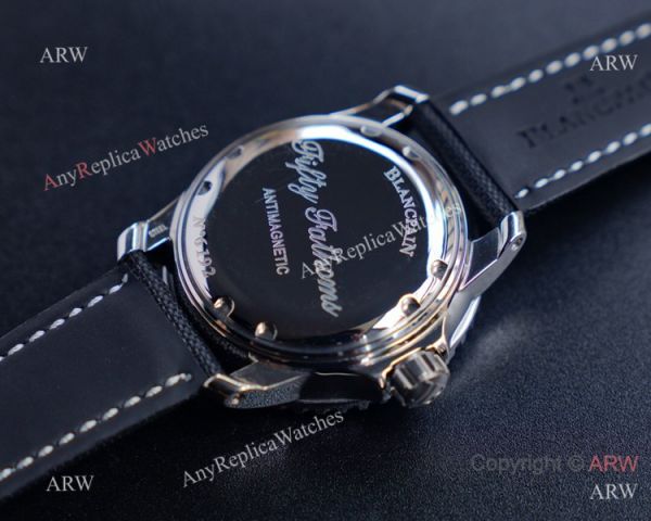 JH Blancpain Fifty Fathoms Swiss Watch Black Dial Black Bezel JH Blancpain Fifty Fathoms Swiss Watch Black Dial Black Bezel