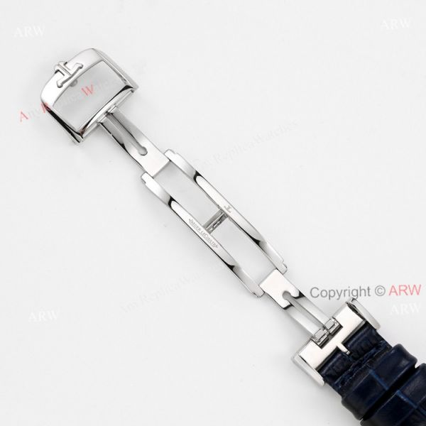 (GF) Swiss Replica Jaeger Lecoultre Moonphase Watch Blue Dial With Diamond Bezel (GF) Swiss Replica Jaeger Lecoultre Moonphase Watch Blue Dial With Diamond Bezel