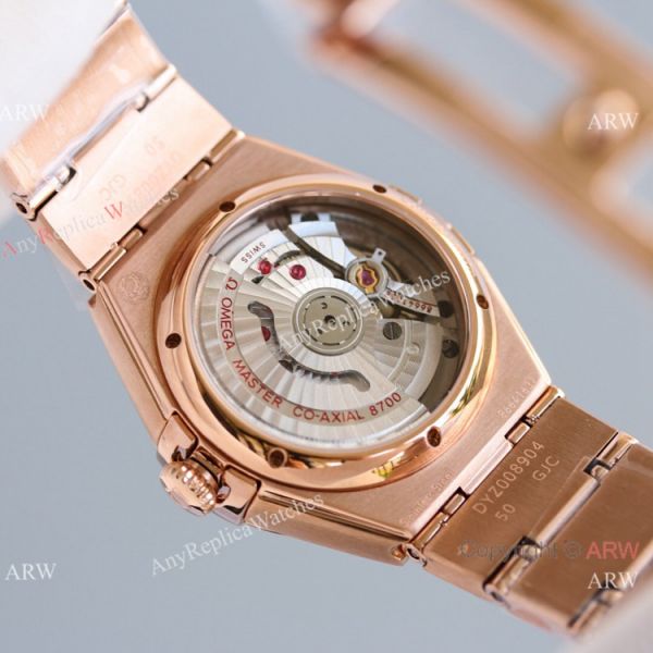 Swiss Copy Omega Constellation 8700 Automatic Watch 29mm Rose Gold New Face Swiss Copy Omega Constellation 8700 Automatic Watch 29mm Rose Gold New Face