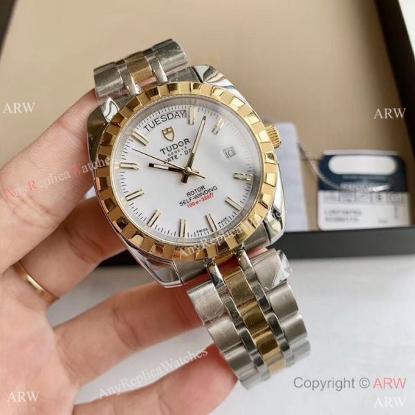 Copy TUDOR Glamour Date+Day Watch m56000 White Dial Watches Copy TUDOR Glamour Date+Day Watch m56000 White Dial Watches