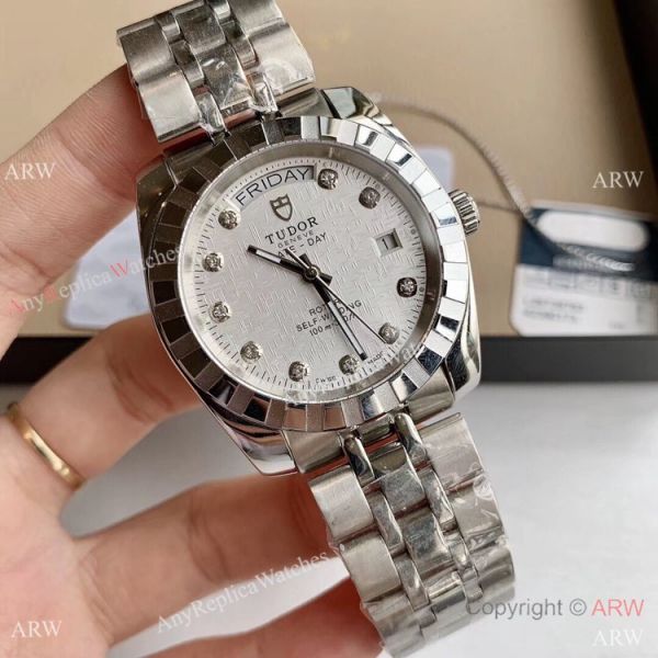 Copy TUDOR Glamour Date+Day Watch Two Tone Gold Watches Copy TUDOR Glamour Date+Day Watch Two Tone Gold Watches