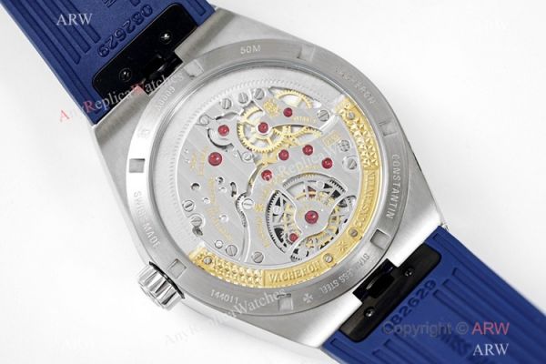 1-1 Super Clone Vacheron Constantin Overseas Tourbillon V2 6000v Blue Rubber Strap Watch 1-1 Super Clone Vacheron Constantin Overseas Tourbillon V2 6000v Blue Rubber Strap Watch