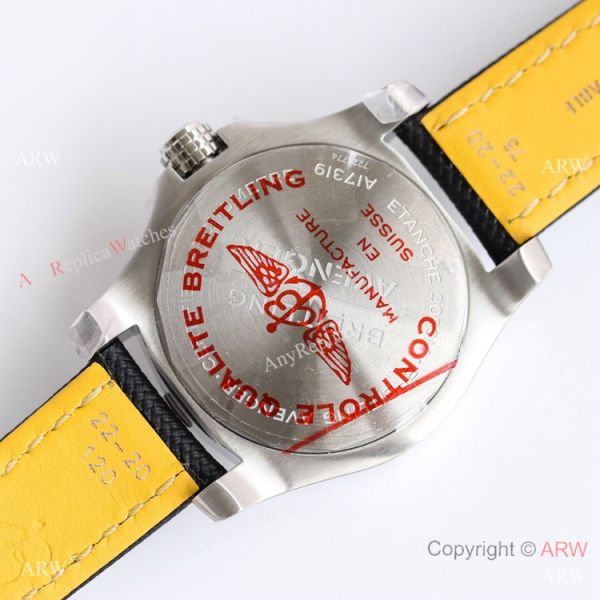 (GF) Swiss Breitling Avenger Automatic 45 Seawolf Asia2824 Watch Yellow Dial Leather Strap (GF) Swiss Breitling Avenger Automatic 45 Seawolf Asia2824 Watch Yellow Dial Leather Strap