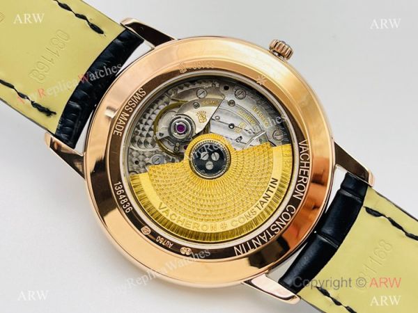 2021 New! MK Factory V4 Vacheron Constantin Patrimony Replica Watch Rose Gold Black Dial 40mm 2021 New! MK Factory V4 Vacheron Constantin Patrimony Replica Watch Rose Gold Black Dial 40mm