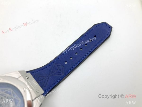 Replica Hublot Big Bang Sang Bleu Watch Automaitc Blue Gummy Strap Replica Hublot Big Bang Sang Bleu Watch Automaitc Blue Gummy Strap