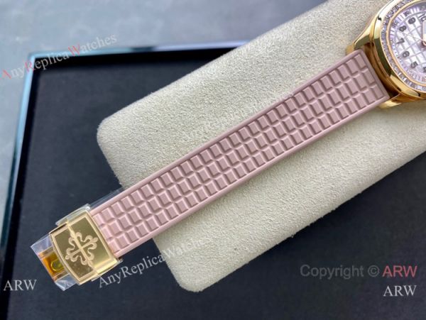 PPF Factory Patek Philippe Lady-Aquanaut Cal.324 Watch Yellow Gold MOP Dial PPF Factory Patek Philippe Lady-Aquanaut Cal.324 Watch Yellow Gold MOP Dial