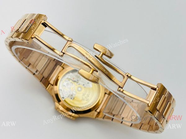 3K Factory 1:1 Replica Patek Philippe Nautilus Rose Gold Ladies Diamond Watch 34mm 3K Factory 1:1 Replica Patek Philippe Nautilus Rose Gold Ladies Diamond Watch 34mm