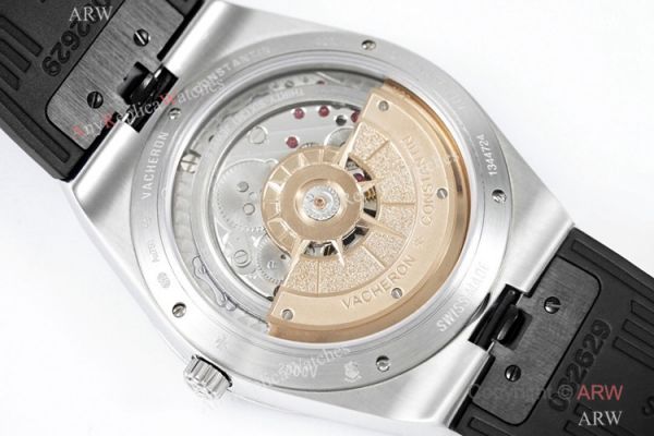Grade 1A Copy Vacheron Constantin ultra thin Overseas 8F Swiss 9015 Watch Black Rubber Strap Grade 1A Copy Vacheron Constantin ultra thin Overseas 8F Swiss 9015 Watch Black Rubber Strap