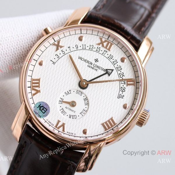 Swiss Grade Copy Vacheron Constantin Malte Patrimony 31-Day Retrograde Cal.2460 watch Rose Gold Case Swiss Grade Copy Vacheron Constantin Malte Patrimony 31-Day Retrograde Cal.2460 watch Rose Gold Case