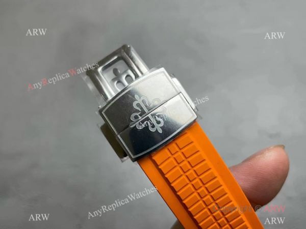 Grade AAA Patek Philippe Aquanaut Chronograph Caliber CH28 Watch Orange Rubber Strap Grade AAA Patek Philippe Aquanaut Chronograph Caliber CH28 Watch Orange Rubber Strap