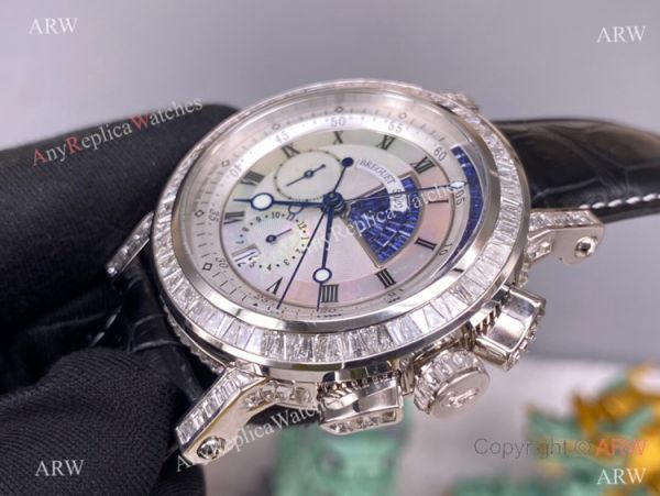 Super Clone Breguet Marine Chronograph Cal.583Q-1 Silver Dial Watch 42mm Super Clone Breguet Marine Chronograph Cal.583Q-1 Silver Dial Watch 42mm