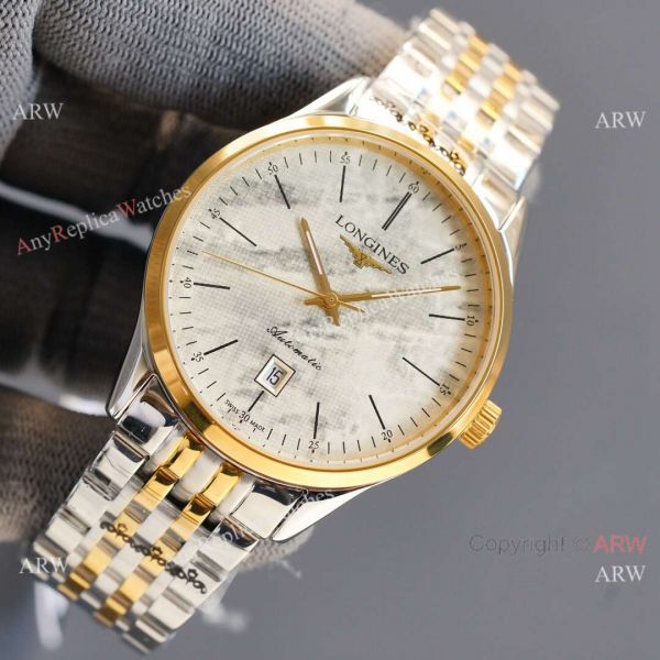 Replica Longines Elegant 2-Tone Steel Strap Rose Gold Bezel 8215 Movement Watch Replica Longines Elegant 2-Tone Steel Strap Rose Gold Bezel 8215 Movement Watch