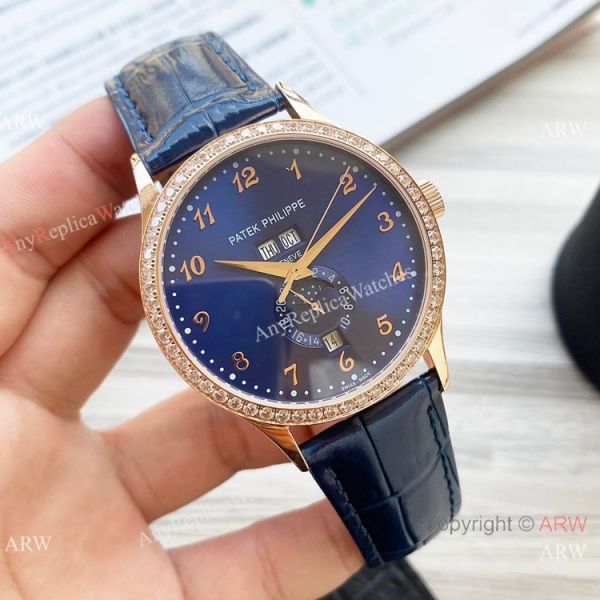 Clone Patek Philippe Calatrava Annual calendar Watch Rose Gold Case 42mm Clone Patek Philippe Calatrava Annual calendar Watch Rose Gold Case 42mm