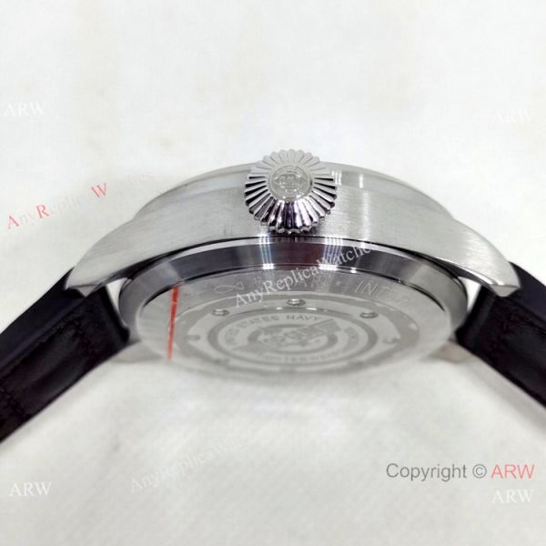 Best Quality IWC Pilots 43mm Automatic Watch Bucherer Blue Dial Silver Case Best Quality IWC Pilots 43mm Automatic Watch Bucherer Blue Dial Silver Case