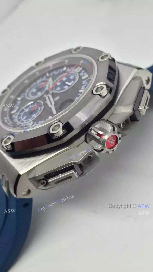 Swiss 3126 Audemars Piguet Michael Schumacher Blue Face Chronograph watch Swiss 3126 Audemars Piguet Michael Schumacher Blue Face Chronograph watch