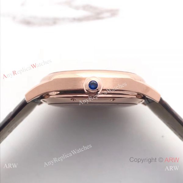 Drive De Cartier WGNM0003 Rose Gold Black Roman Watch Swiss Replica Drive De Cartier WGNM0003 Rose Gold Black Roman Watch Swiss Replica