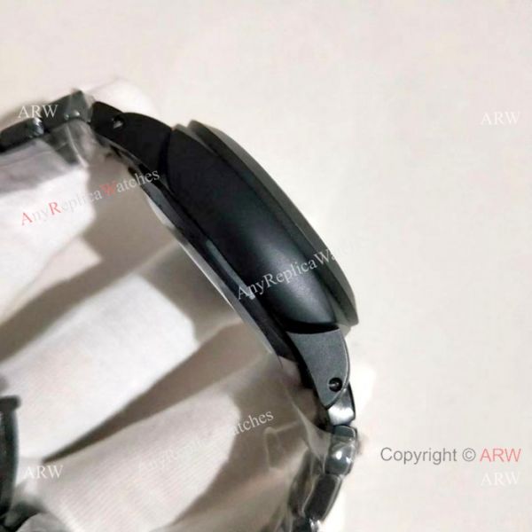 Solid Black Luminor GMT Panerai Bracelet PAM 438 Solid Black Luminor GMT Panerai Bracelet PAM 438