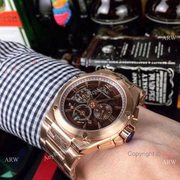 Fake IWC Aquatimer Chronograph Rose Gold Men Watches 42mm Fake IWC Aquatimer Chronograph Rose Gold Men Watches 42mm