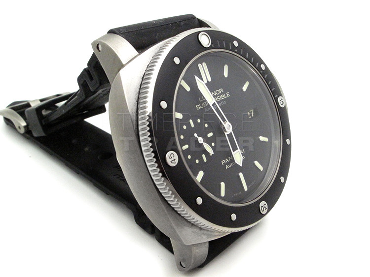 Panerai Submersible PAM389 Titanium Automatic Self Winding Panerai Submersible PAM389 Titanium Automatic Self Winding