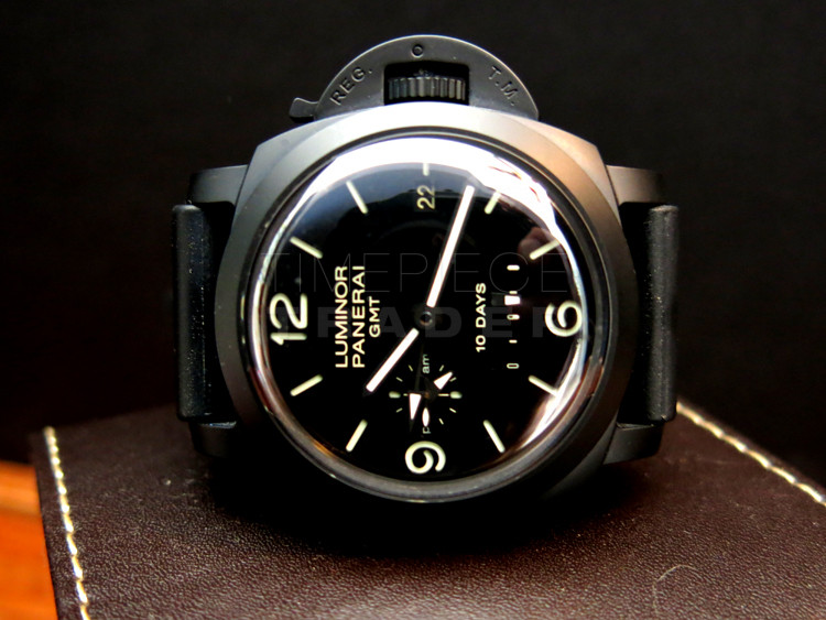 Panerai Luminor 1950 GMT 10-Days Automatic PAM335 Black Ceramic Automatic Panerai Luminor 1950 GMT 10-Days Automatic PAM335 Black Ceramic Automatic