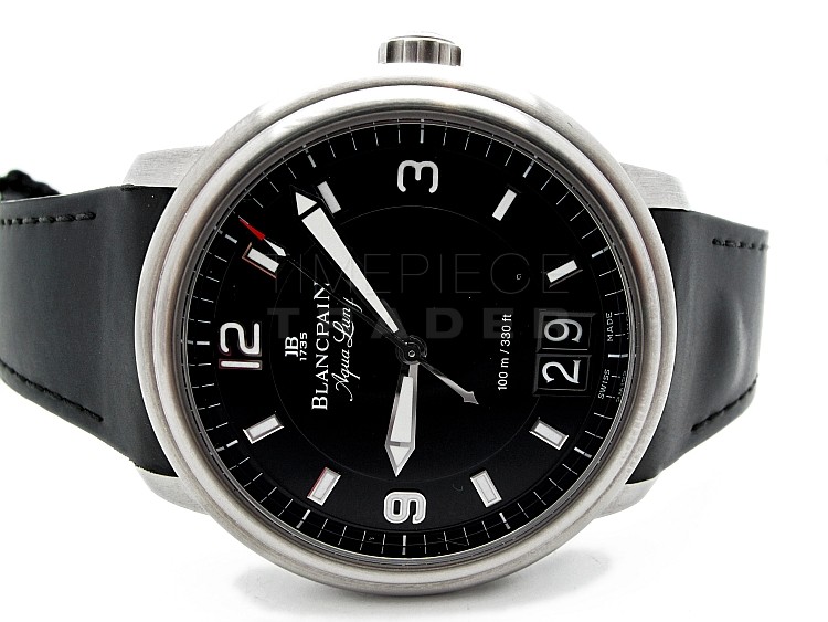 Blancpain Leman Aqua Lung 2850b-1130a-64b Stainless Steel Automatic Blancpain Leman Aqua Lung 2850b-1130a-64b Stainless Steel Automatic
