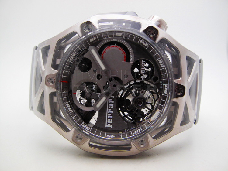 Hublot Techframe 408.JW.0123.RX White Gold Self hand-winding Hublot Techframe 408.JW.0123.RX White Gold Self hand-winding