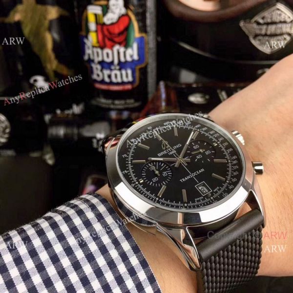Best Quality Breitling Transocean Blue Dial Chronograph Watches Men Best Quality Breitling Transocean Blue Dial Chronograph Watches Men
