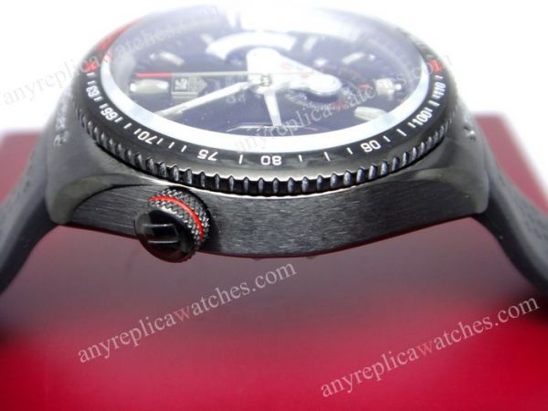 TAG Heuer Grand Carrera Calibre 36 Fiyat Black rubber Strap Watch TAG Heuer Grand Carrera Calibre 36 Fiyat Black rubber Strap Watch