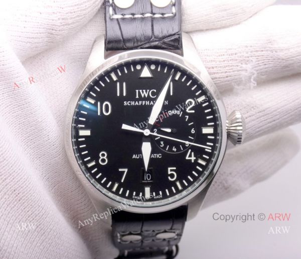IWC Big Pilot Automatic Replica Watch SS Black 45mm IWC Big Pilot Automatic Replica Watch SS Black 45mm