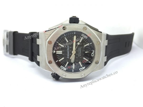 Replica Audemars Piguet Divers Watch Swiss 3120 Black Dial Black Rubber Strap Replica Audemars Piguet Divers Watch Swiss 3120 Black Dial Black Rubber Strap