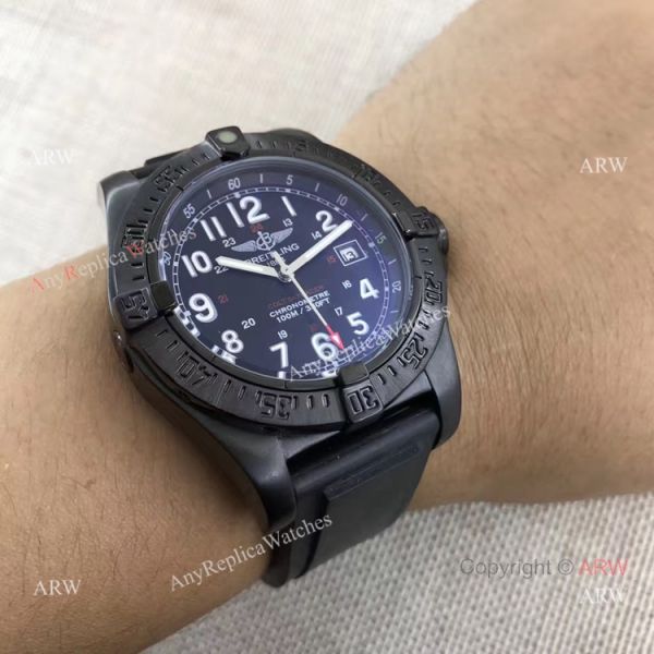 Fake Breitling Colt Skyracer Black Steel Case Automatic Movement Black Rubber Strap Watch Fake Breitling Colt Skyracer Black Steel Case Automatic Movement Black Rubber Strap Watch