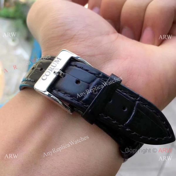 Replica Corum Skeleton Golden Bridge SS White Watch AAA Quality Replica Corum Skeleton Golden Bridge SS White Watch AAA Quality