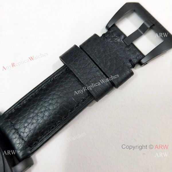 Replica Panerai Luminor GMT PAM 317 Watch Black Case Brown Markers Replica Panerai Luminor GMT PAM 317 Watch Black Case Brown Markers