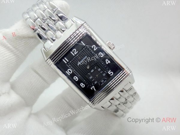 New Copy Jaeger-LeCoultre Reverso Duoface Automatic watch SS Black Dial New Copy Jaeger-LeCoultre Reverso Duoface Automatic watch SS Black Dial