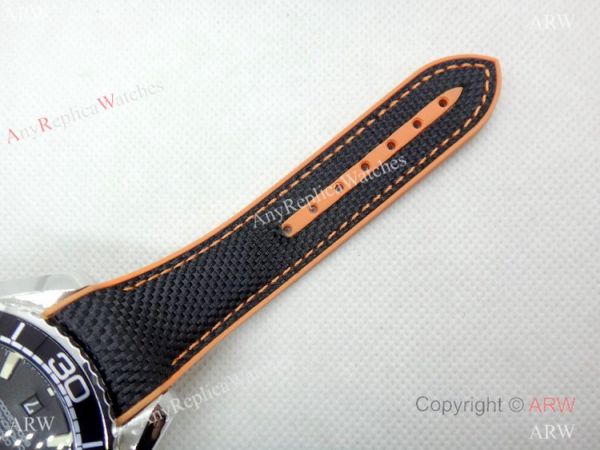 Omega Seamaster 600 Black Rubber Orange Watch Japan Quartz Omega Seamaster 600 Black Rubber Orange Watch Japan Quartz