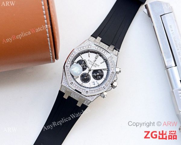 Iced Out Audemars Piguet Royal Oak VK Chronograph Watch 45mm Iced Out Audemars Piguet Royal Oak VK Chronograph Watch 45mm