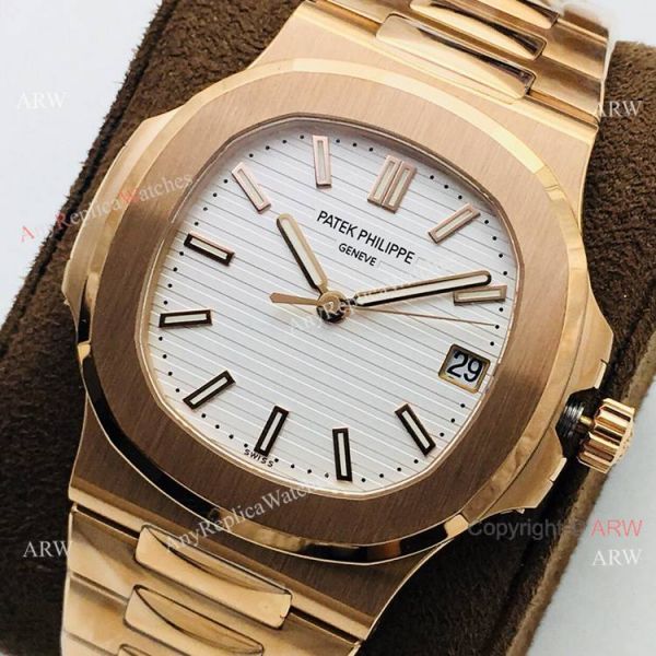 PPF V4 Patek Philippe Nautilus Rose Gold Replica Watch Swiss Grade 1 PPF V4 Patek Philippe Nautilus Rose Gold Replica Watch Swiss Grade 1