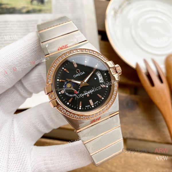Copy Omega Constellation Moonphase Watch Stainless Steel 39mm Copy Omega Constellation Moonphase Watch Stainless Steel 39mm