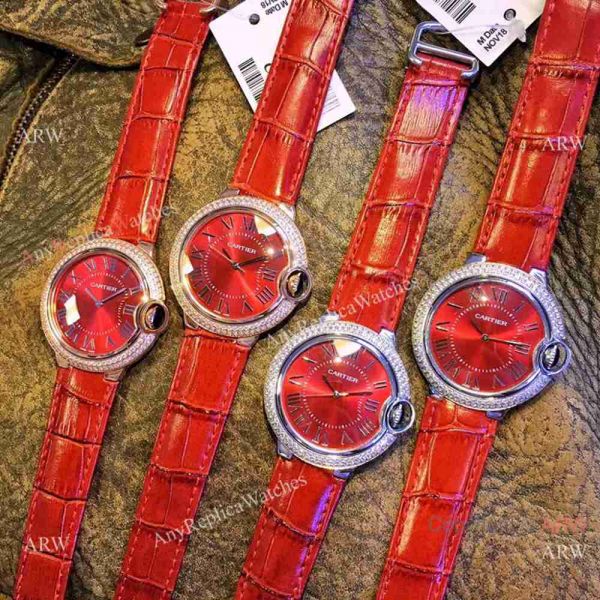 Copy Ballon Bleu De Cartier Red Watches Swiss Quartz Copy Ballon Bleu De Cartier Red Watches Swiss Quartz