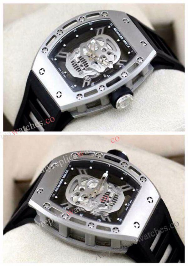 Copy Richard Mille Tourbillon RM052 Skull Gray Version Copy Richard Mille Tourbillon RM052 Skull Gray Version