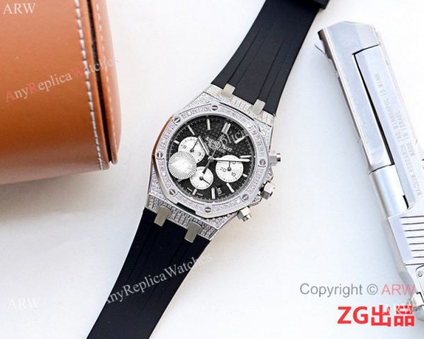 New Copy Audemars Piguet Iced Out Royal Oak VK Chronograph Watch New Copy Audemars Piguet Iced Out Royal Oak VK Chronograph Watch