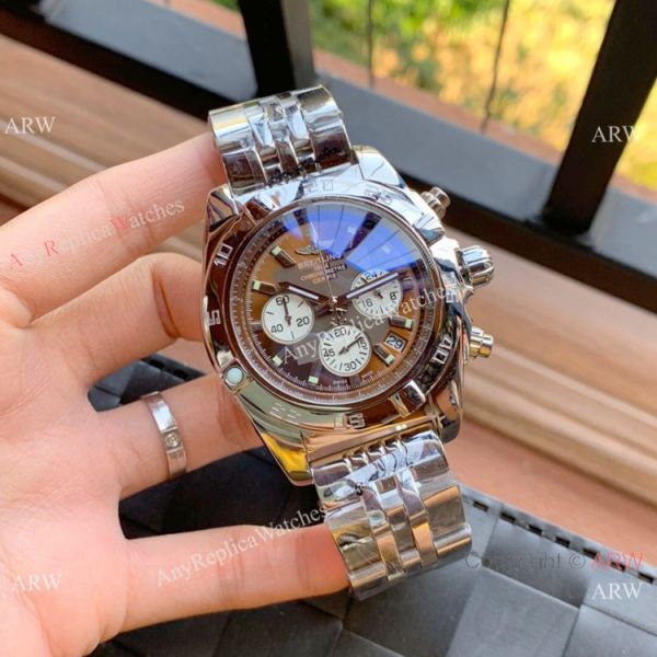 Best Quality Copy Breitling Chronomat 01 Watches Yellow Dial 43mm Best Quality Copy Breitling Chronomat 01 Watches Yellow Dial 43mm