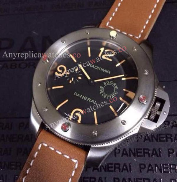 Radiomir Panerai Egiziano Replica Watch Brown Leather band 47mm Radiomir Panerai Egiziano Replica Watch Brown Leather band 47mm