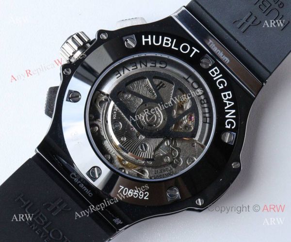 Swiss Grade Replica Hublot Big Bang V6 Chronograph Watch Black Case Swiss Grade Replica Hublot Big Bang V6 Chronograph Watch Black Case