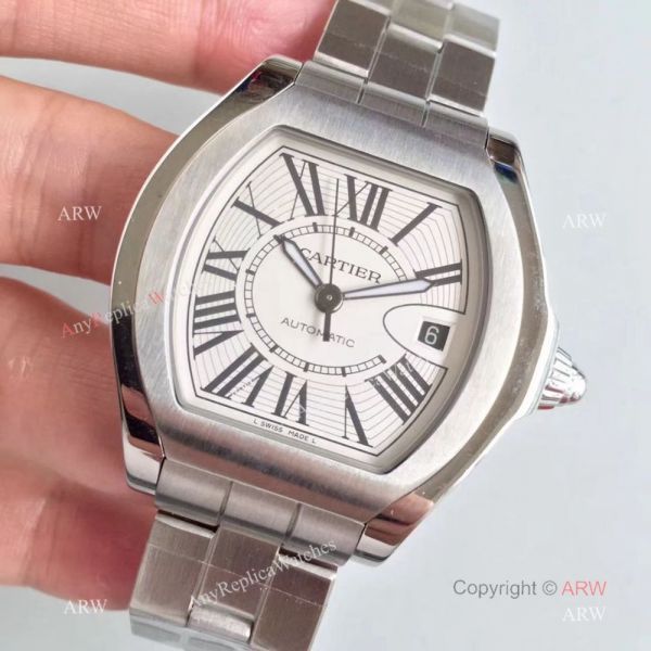 Swiss Grade Cartier Roadster ETA 2892 Stainless Steel Watch Replica Swiss Grade Cartier Roadster ETA 2892 Stainless Steel Watch Replica