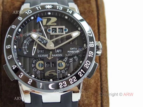 Copy Ulysse Nardin El Toro UN-32 SS Black Dial Watch Swiss Grade Copy Ulysse Nardin El Toro UN-32 SS Black Dial Watch Swiss Grade