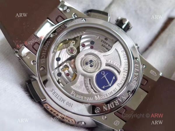 Swiss Grade Fake Ulysse Nardin El Toro SS Brown Dial Watch Swiss Grade Fake Ulysse Nardin El Toro SS Brown Dial Watch