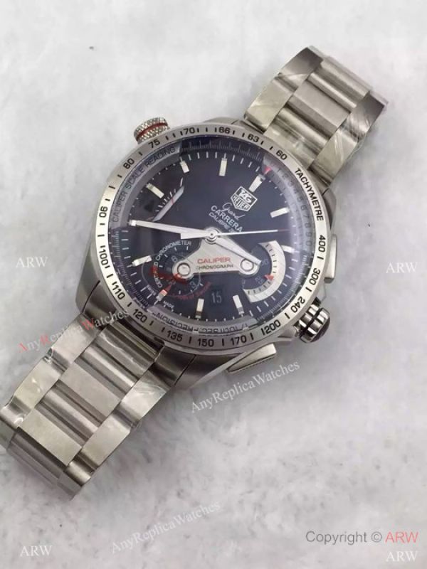 Swiss Replica Tag Heuer Carrera Calibre 36 Fiyat Watch: SS Black Chronograph Watch Swiss Replica Tag Heuer Carrera Calibre 36 Fiyat Watch: SS Black Chronograph Watch