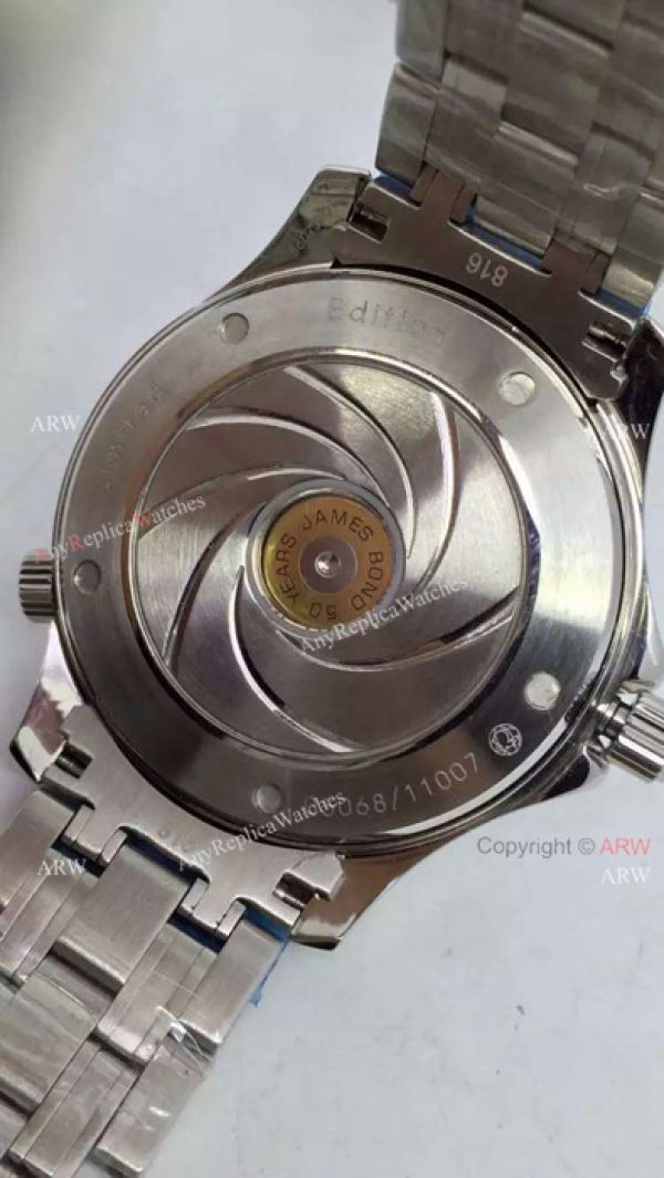 The 50th Anniversary Omega Replica Watches James Bond Black Dial The 50th Anniversary Omega Replica Watches James Bond Black Dial