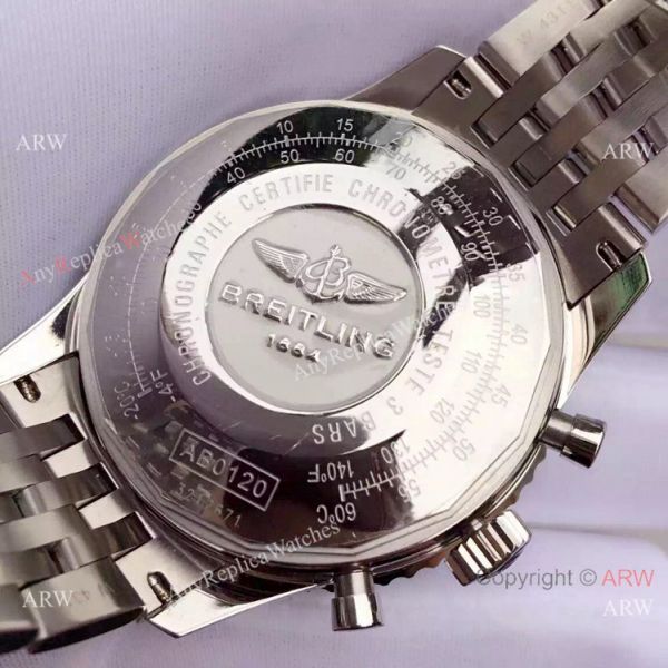 JF Best Replica Breitling Navitimer 01 43mm Watch Stainless Steel Black Face JF Best Replica Breitling Navitimer 01 43mm Watch Stainless Steel Black Face